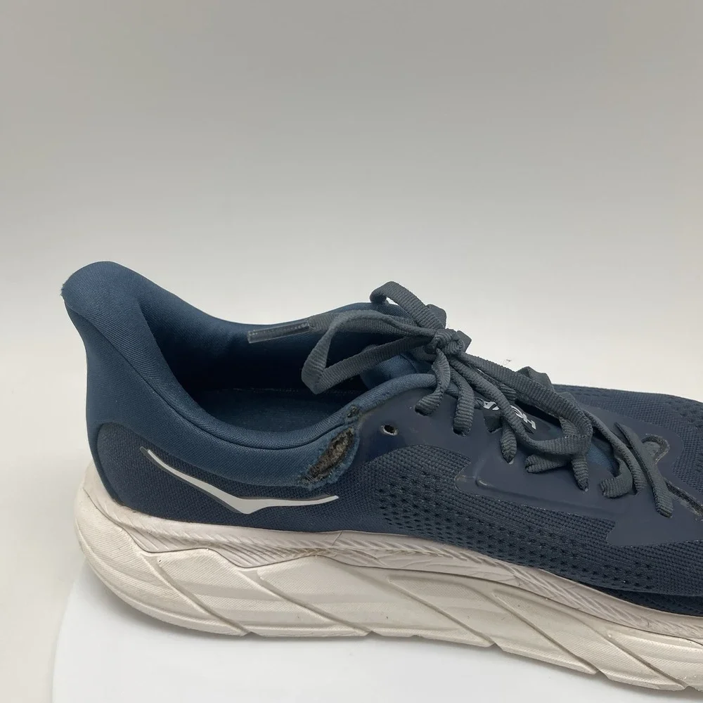 Hoka One One Sneakers Mens 12.5 D Arahi 7 1147850 OPC Navy Blue Running‎ Shoes
